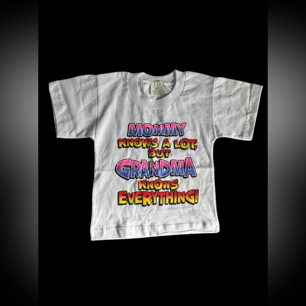 ✨"Mommy Knows A Lot, But Grandma Knows Everything" t-shirt tee✨